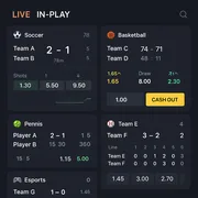 Cookie Casino - Live Betting - Direktesending